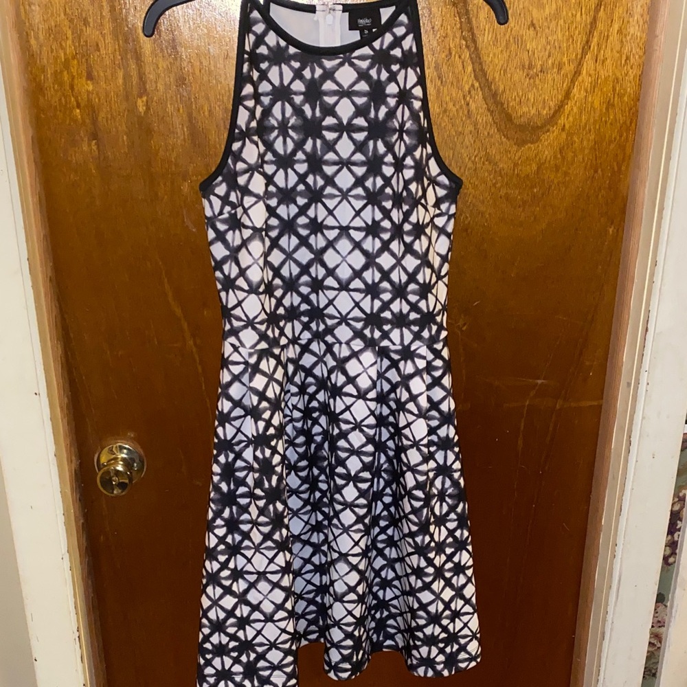 Mossimo Supply Co. Geometric Black and White Dress